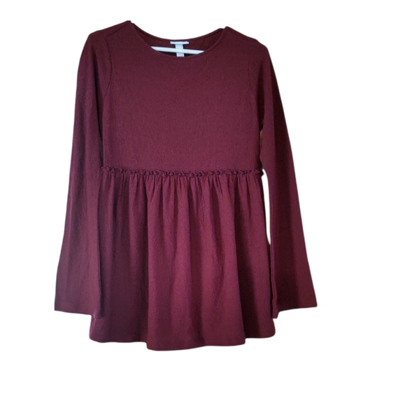 Isabel Maternity by Ingrid & Isabel top blouse long Sleeves bell sleeve size XS - Picture 1 of 7